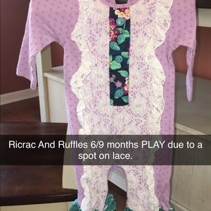Ricrac And Ruffles Romper